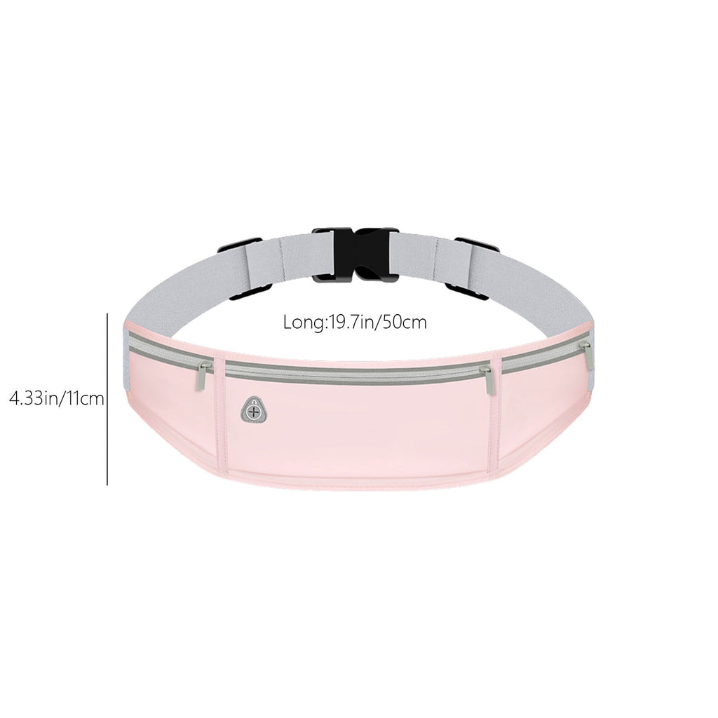 Cinvoph Running Belt Waist Pack Bag, Workout Gym Fitness Fanny Pack for Phone,Cell Phone Holder for Running,Jogging Pocket Belt for Women & Men,Running Accessories, Pink
