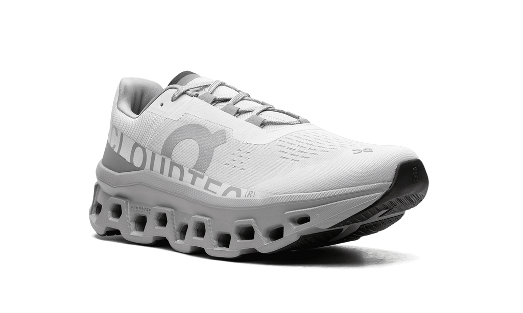 On MENS Cloudmonster "Ice | Alloy" 61.97788 from Stadium Goods