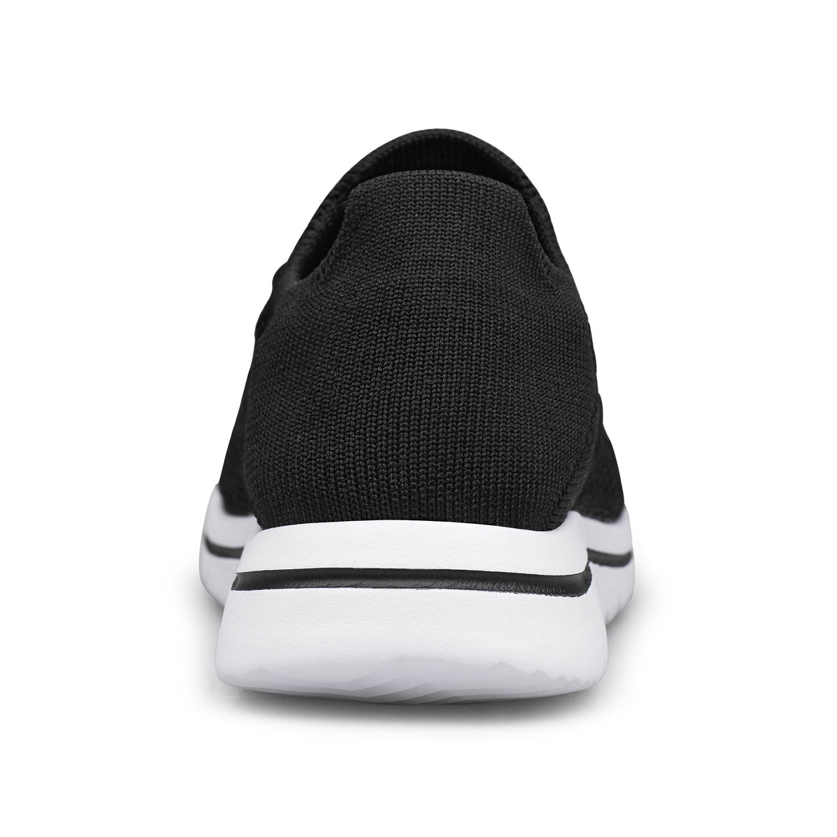 Unisex Sock Walking Shoes Wide Toe Box Slip-on Mens Running Shoe Womens Lightweight Casual Fashion Sneakers Black 8Women/6Men