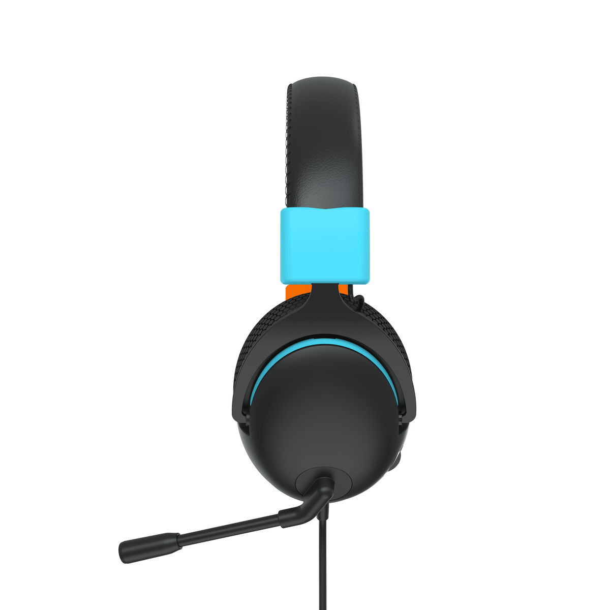 onn. Wired Video Gaming Headset with 3.5mm Connector, Flip-to-Mute Mic, Lightweight Steel, For Nintendo Switch 2