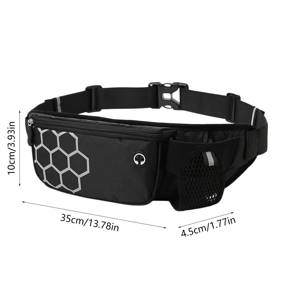 BRELIL 3Pcs Hydration Running Waist Pack, Unisex Water Bottle Belt for Marathon Training, Waterproof Lightweight Fitness Gear for Outdoor Sports Hiking Cycling Phone Holder