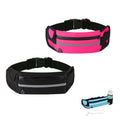 Anti Theft Running Waist Belt, Invisible Pouch for Phone, Reflective Strip & Headphone Jack, Adjustable Waist Pack for Cycling, Travel, and Fitness