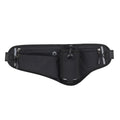 NFTIGB Running Belt Waist Pack Adjustable Hydration Bag with Water Bottle Holder for Runners Men Women, Black (10.63 inches / 27 cm)