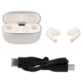 onn TuneTide Pro 2 Wireless Earbuds, White