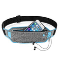 Running Waist Pack, EpicGadget(TM) Lightweight Water Resistant Reflective Runner Belt Sports Fanny Pack Adjustable Waistband (Light Blue)