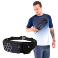 Running Waist Pack Hydration Belt Phone Holder, Lightweight Waterproof Secure Storage Marathon Gear, for Running Jogging Hiking Fitness Outdoor Training