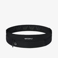 WATERFLY Unisex Adjustable Hiking Jogging Fitness Nylon Running Waist Belt,Black