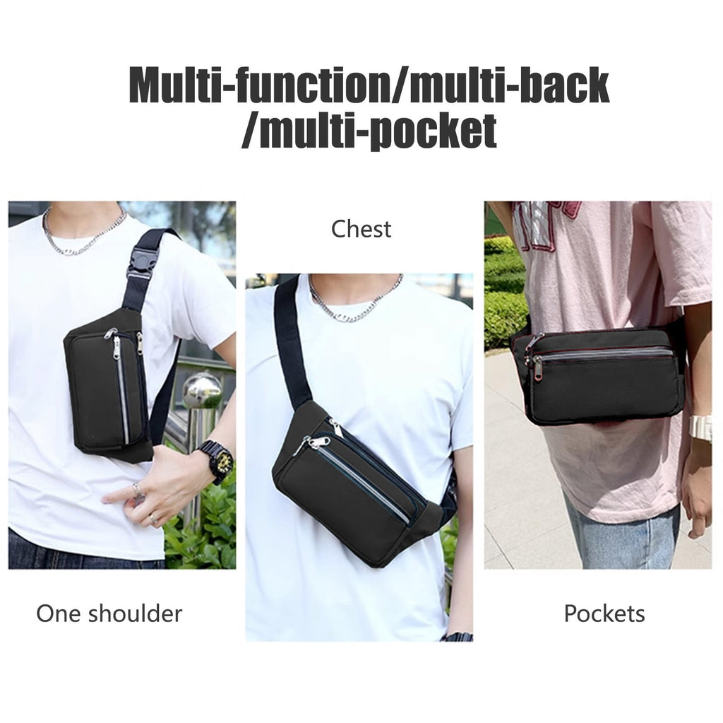 2Pcs Slim Running Belt Fanny Packs for Women Men,Waist Pack Phone Holder for Walking Fitness Workout Exercise,Water Resistant Running Travel Belt Bag Jogging Pouch,Gym Accessories for Runner