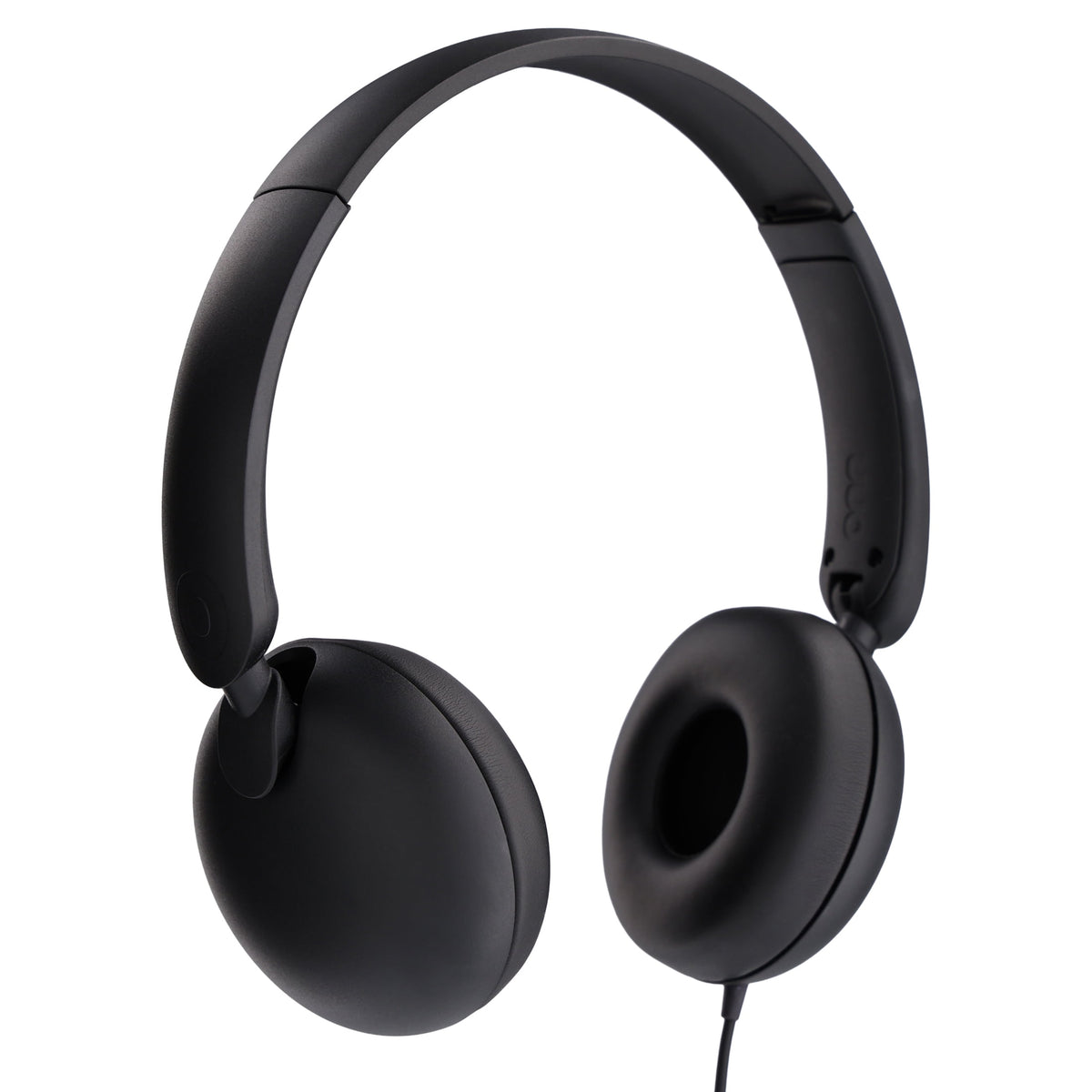 onn On-Ear USB-C Headphones, Black