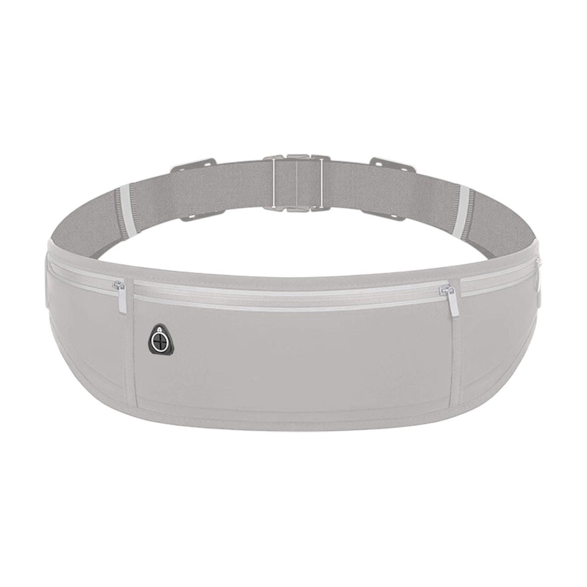 Waterproof Waist Bag Running Fanny Pack Sports Phone Pouch 18.9in with Reflective Strips Multi Pocket Adjustable Belt for Night Running Cycling Hiking Camping Gym Outdoor Sports Travel Accessories