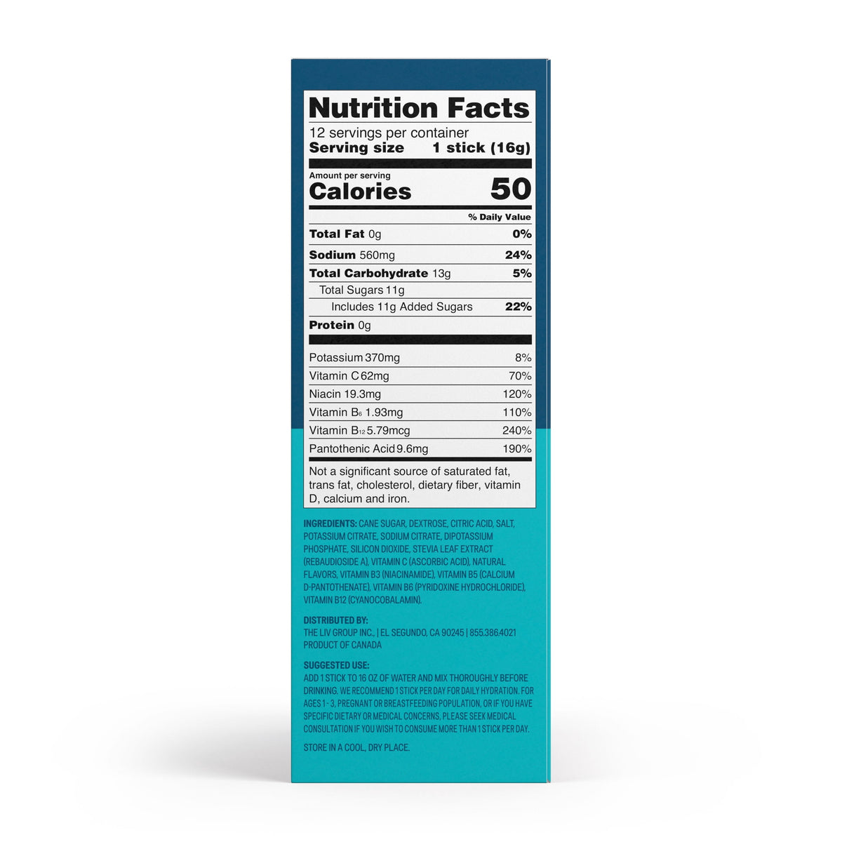 Liquid I.V.® Watermelon Hydration Multiplier® Powdered Electrolyte Drink Mix, 6 Count Packets