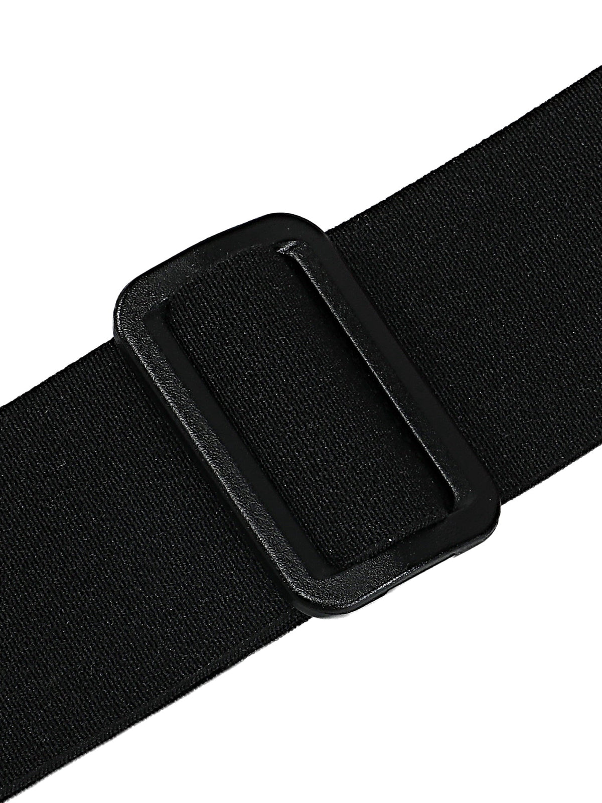 MIER Running Belt Slim Waist Pack with Bib Clips Adjustable Elastic Phone Holder for Fitness Marathon Daily Travel Black