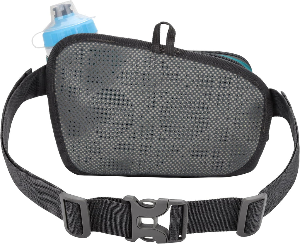 YUOTO Waist Pack Hydration Running Belt with Water Bottle Holder, Blue, 2 Pack